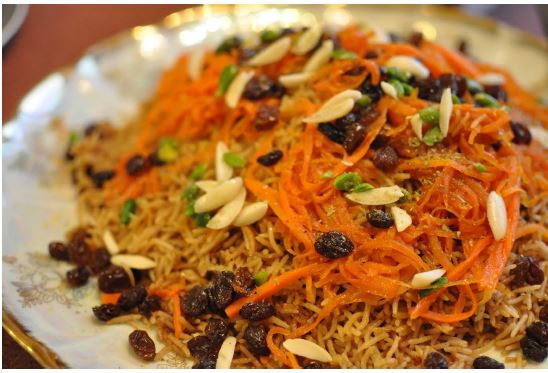 Afghan cooking April